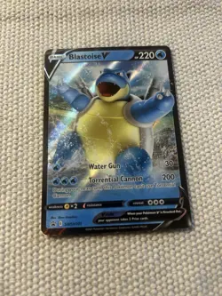 Blastoise v SWSH101 Black Star Promo NM Pokemon TCG - Image 1