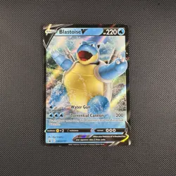 Pokemon TCG Blastoise V SWSH101 Black Star Promo Lightly Played Condition - Image 1