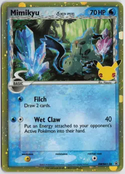 Mimikyu (Delta Species) - Promo SWSH: Sword & Shield Promo Cards SWSH136 NM - Image 1