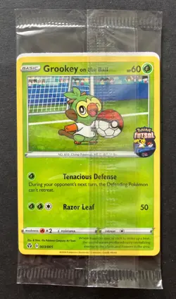 Grookey On The Ball 003/005 Futsal Pokemon Card PROMO UK Exclusive NEW SEALED - Image 1