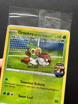 Grookey On The Ball 003/005 Futsal Pokemon Card PROMO UK Exclusive NEW SEALED - Image 3