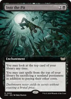 Into the Pit (Extended Art) - Near Mint MTG - Image 1