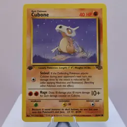 Pokemon TCG - Cubone 50/64 Jungle Common 1st Edition WOTC 1999 - EXC/NM - Image 2