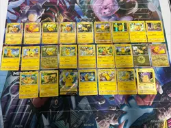 25 Different Pikachu Pokemon TCG Card Lot - Sun & Moon XY + More - Image 1