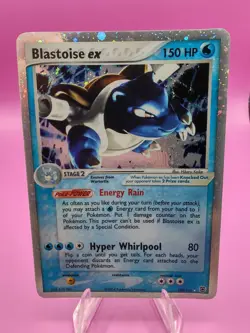 Pokemon Blastoise Ex 104/112 Ex FireRed & LeafGreen Holo Rare 2004 Card MP/LP - Image 1