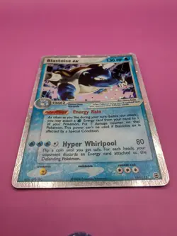 Pokemon Blastoise Ex 104/112 Ex FireRed & LeafGreen Holo Rare 2004 Card MP/LP - Image 3