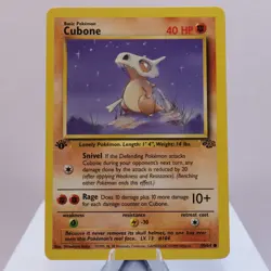 Pokemon TCG - Cubone 50/64 Jungle Common 1st Edition WOTC 1999 - EXC - Image 2
