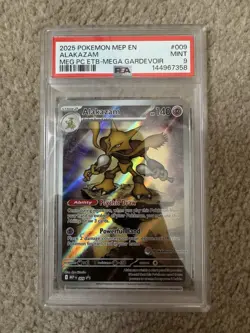 Pokemon 2025 Alakazam #009 Me: Mega Evolution Promo Holo PSA 9 English - Image 1