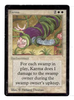 MTG Karma - Beta Edition LP - Image 1
