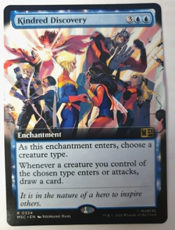 Kindred Discovery - Extended Rare - MTG Marvel Super Heroes Commander - 0334 NM - Image 1