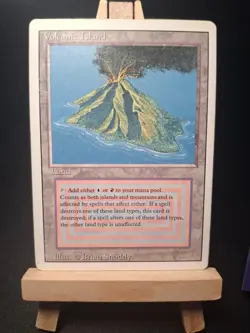 Magic: The Gathering Volcanic Island Dual Land Revised/3rd Ed Lightly Played/LP - Image 2