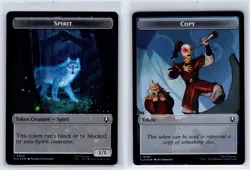 Copy (0001) // Spirit Double-Sided Token 1 // 3 Avatar TLA The Gathering Foil NM - Image 1