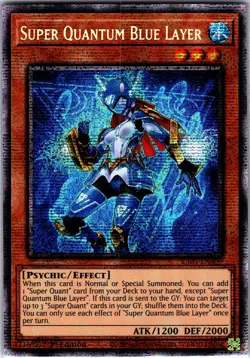 Super Quantum Blue Layer (Starlight Rare) RA05-EN009 Yu-Gi-Oh 1st Edition NM - Image 1