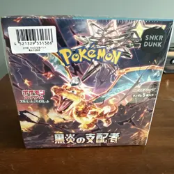**Japanese Pokemon Ruler of the Black Flame SV3 Booster Box (Sealed)** - Image 1
