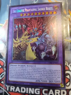 2026 Yu-Gi-Oh The Chaotic Phantasmal Sacred Beasts CORI-EN029 SEC Rare EN - Image 1