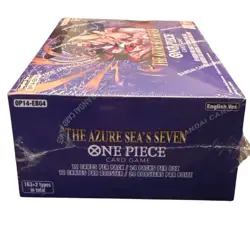 One Piece OP-14 The Azure Sea’s Seven Booster Box English Sealed In Hand - Image 3