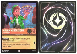 Disney Lorcana TCG Miriam Mendelsohn - Ticket Holder 9/207 Common Foil Attack Of - Image 3