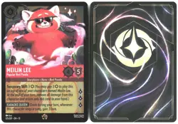Disney Lorcana TCG Meilin Lee - Popular Red Panda 125/207 Legendary Foil Attack - Image 3