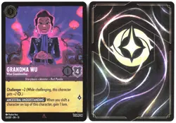 Disney Lorcana TCG Grandma Wu - Wise Grandmother 53/207 Common Foil Attack Of Th - Image 3