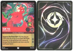 Disney Lorcana TCG Sun Yee - Red Panda Spirit 119/207 Uncommon Foil Attack Of Th - Image 3