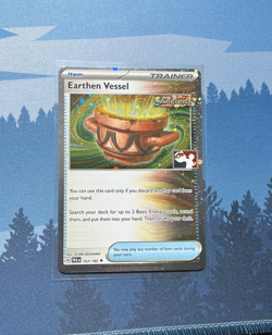 Pokemon Prize Pack Series Earthen Vessel 163/182 Holo Promo Play Stamp Near Mint - Image 1