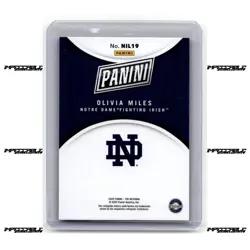2025 Panini NSCC VIP Silver Packs - Gold #NIL19 Olivia Miles Rookie 9/10 - Image 2