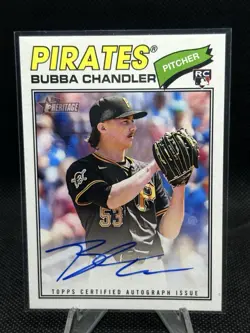 Bubba Chandler 2026 Topps Heritage RC Real One Auto Rookie Card #ROA-BC - Image 1