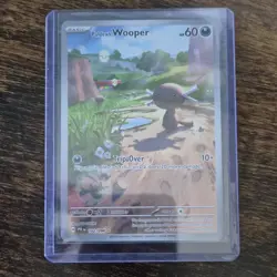 Pokemon TCG Paldean Wooper 102/094 Illustration Rare Phantasmal Flames Near Mint - Image 3