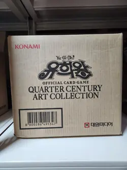 YUGIOH "Quarter Century Art Collection" Korean 1Case (40BOX) QCAC-KR - Image 1