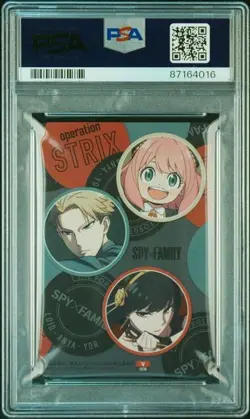 PSA10 SPY X FAMILY JAPANESE WAFER CARDS 1 008 LOID & ANYA & YOR - Image 2