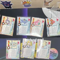 Topps Pokemon TV Animation Edition Holo 7 Card Lot 1999 English BLUE LOGO - Image 2