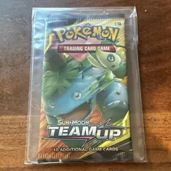 Sun & Moon Team Up Pokemon TCG Booster Pack 10 Cards English Venusaur/Celebi - Image 1
