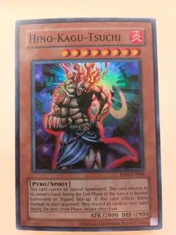 Yu-gi-oh Hino-Kagu-Tsuchi RP02-EN060 NM/LP Super Rare Card - Yu-Gi-Oh! TCG - Image 1