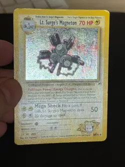 Pokemon TCG Lt. Surge's Magneton Gym Heroes 8/132 Holo Card - Image 4