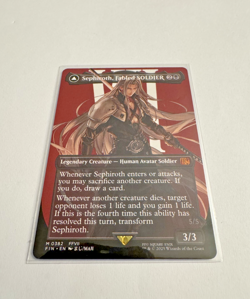 MTG (Borderless) Sephiroth, Fabled Soldier NON FOIL 0382 - Image 1