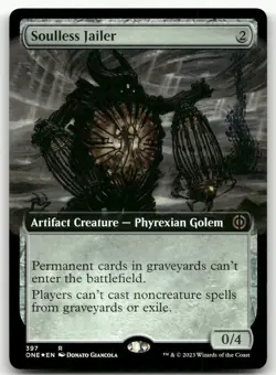 Soulless Jailer (Extended Art) #397 (Foil) NM Phyrexia All Will Be One Magic MTG - Image 1