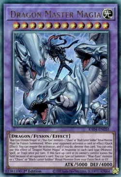 Near Mint, English Yu Gi Oh Dragon Master Magia - RA04-EN055 - Prismatic Ultimat - Image 1