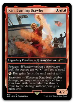 Ken, Burning Brawler #430 (NM) Secret Lair Drop SLD Magic MTG - Image 1
