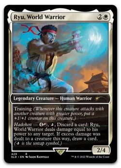 Ryu, World Warrior #429 (NM) Secret Lair Drop SLD Magic MTG - Image 1
