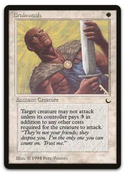 Brainwash (NM) The Dark DRK Magic MTG - Image 1