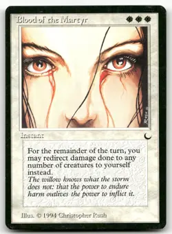 Blood of the Martyr (NM) The Dark DRK Magic MTG - Image 1