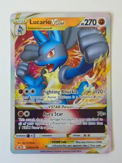 Pokemon Lucario VSTAR SWSH214 Holo - SWSH: Sword & Shield Promo - Image 1