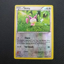 Skitty 113/160 Reverse Holo Common Primal Clash Pokemon LP - Image 1