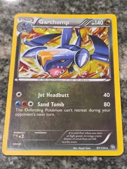 Pokemon TCG Card 2012 Dragons Exalted - Garchomp 91/124 - Image 1