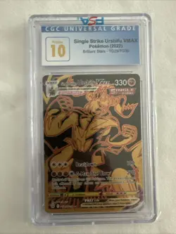 2022 Pokemon Brilliant Stars Urshifu VMAX #TG29 CGC PRISTINE 10 - Image 1
