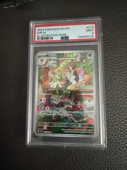 Pokemon Kirlia 212/198 PSA 9 English SV01 Illustration Rare Holo - Image 1