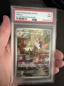 Pokemon Kirlia 212/198 PSA 9 English SV01 Illustration Rare Holo - Image 4
