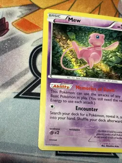 Mew 29/124 Holo Rare Fates Collide Pokemon Holo Near Mint - Image 2