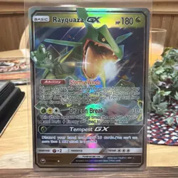 Pokemon Company Rayquaza GX SM Celestial Storm #109/168 Ultra Rare Holo 180HP - Image 1