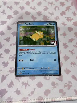 Psyduck 039/217 Prize Pack Series 9 Pokemon TCG League Play Stamped Cosmos NM - Image 1